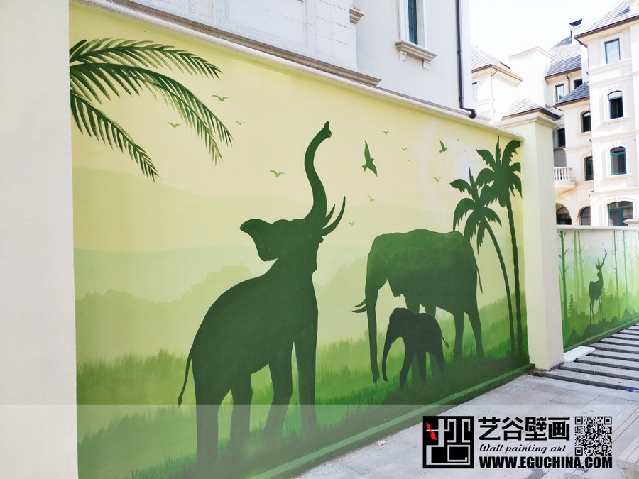 哈尔滨群力西岸艺墅彩绘